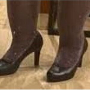 Clarks Classic Black Heels